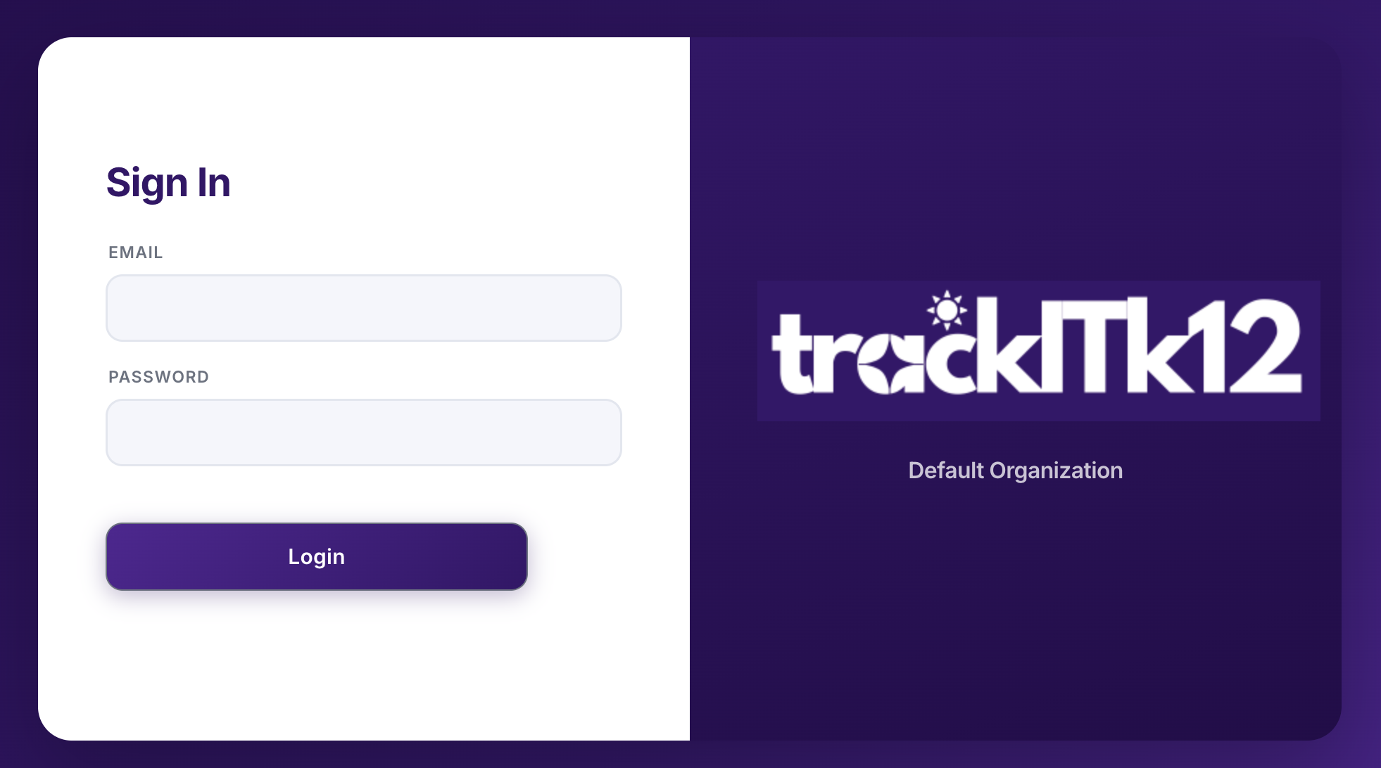Login Screen